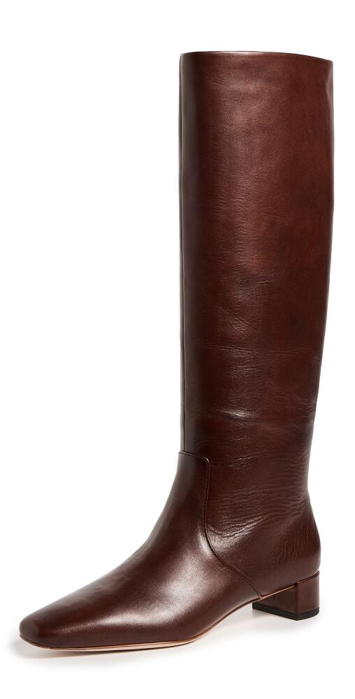 Loeffler Randall Indy Low Heel Tall Boots Espresso Cover