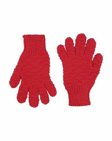 Bottega Veneta Woman Gloves Red Wool Cover