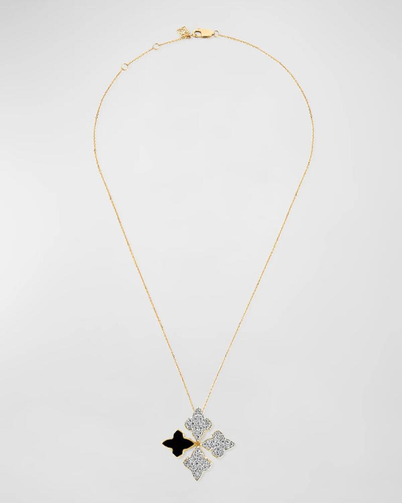 Farah Khan Atelier 18K Yellow Gold Piano Black Stardust Necklace, 16-18"L Cover