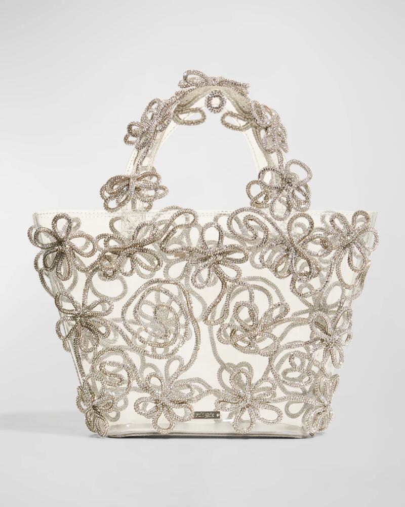 Cult Gaia Bloom Embellished Clear Tote Bag Cover