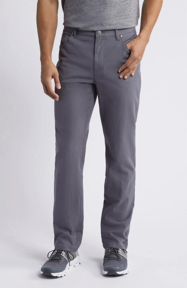 Free Fly Stretch Canvas Five-Pocket Pants in Smoke Cover