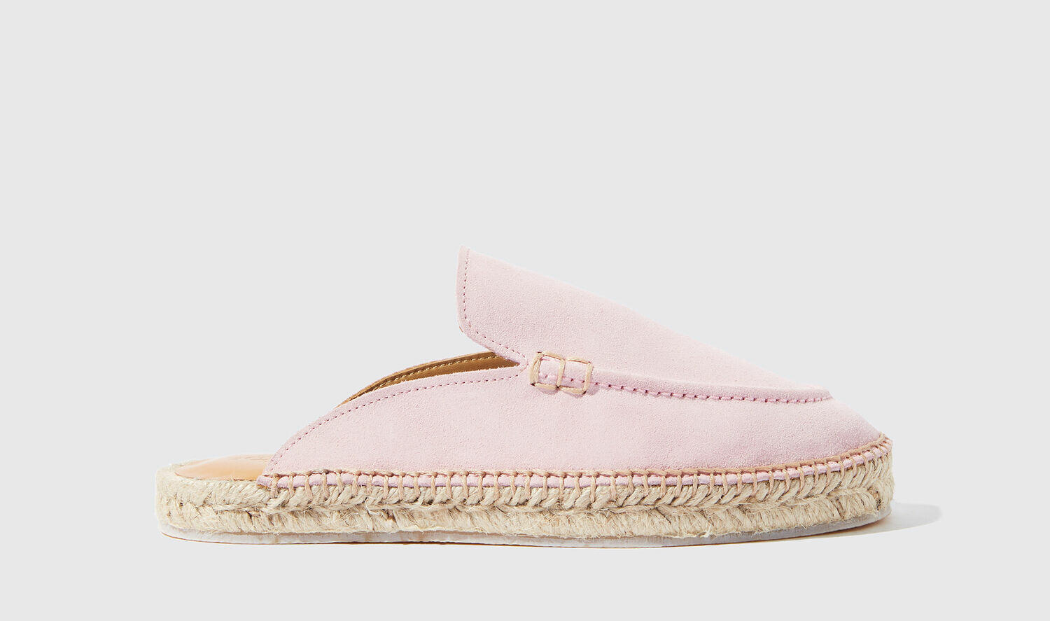 Scarosso Espadrilles Belen Pink Suede Suede Leather Cover