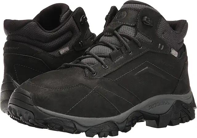 Merrell Moab Adventure Mid Waterproof (Black) Men's Shoes Cover