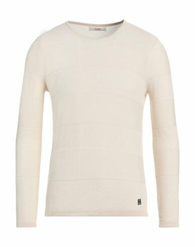 Gaudì Man Sweater Ivory Cotton Cover