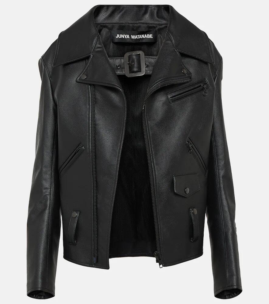 Junya Watanabe Faux leather biker jacket Cover