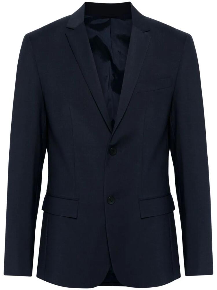 Calvin Klein twill-weave single-breasted blazer - Blue Cover