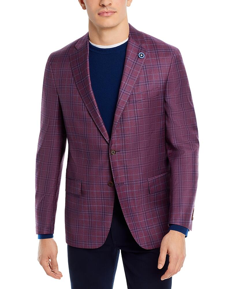 Hart Schaffner Marx New York Plaid Regular Fit Sport Coat Cover