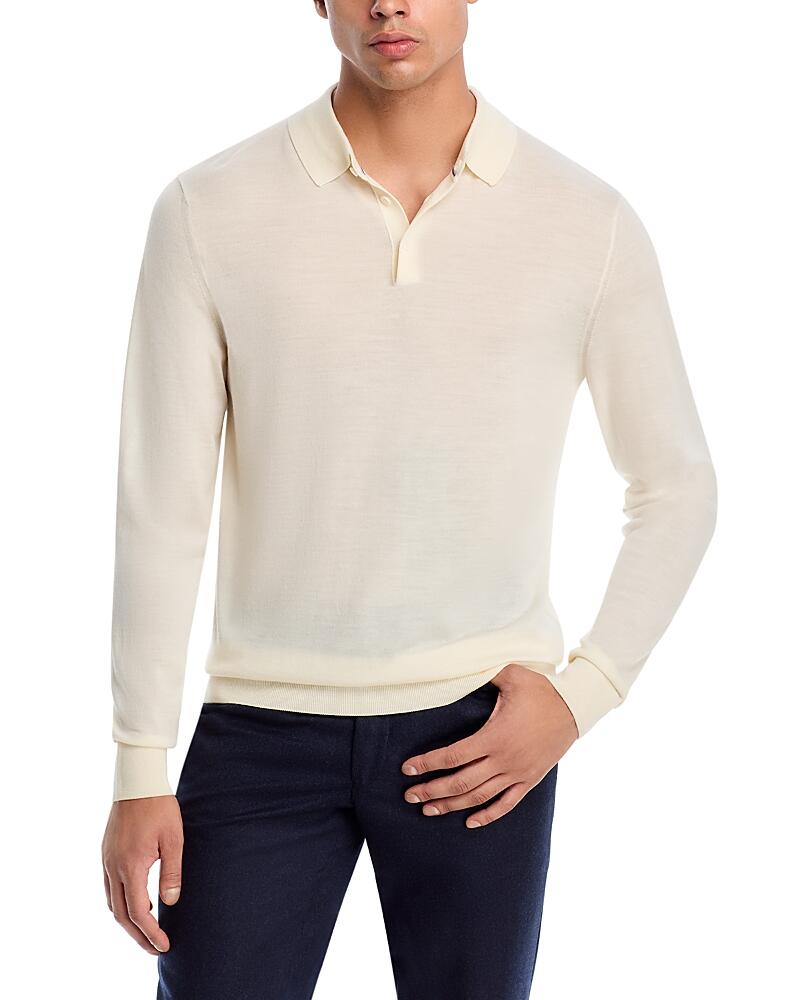 Jack Victor Redfern Merino Wool, Silk & Cashmere Polo Sweater Cover