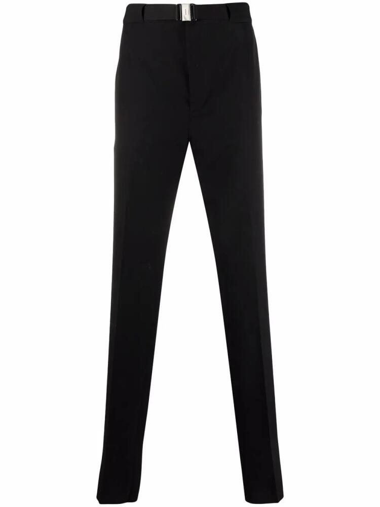 Givenchy belted straight-leg trousers - Black Cover