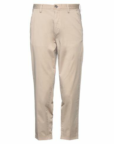 Markup Man Pants Beige Cotton, Elastane Cover