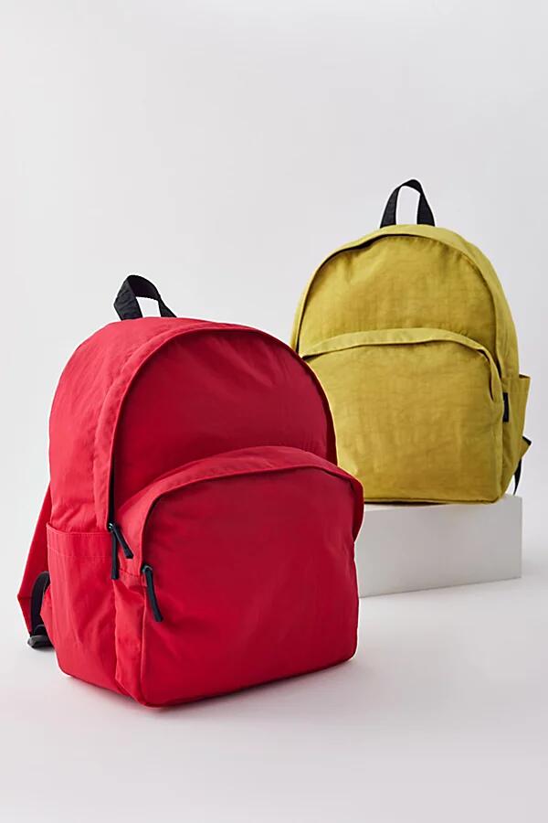 BAGGU Large Nylon Backpack in Candy Apple Cover