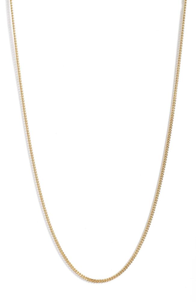 Nordstrom Cuban Chain Necklace in Gold Cover