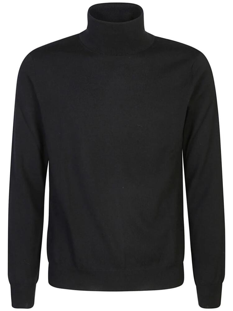 Cenere GB fine-knit roll-neck jumper - Black Cover