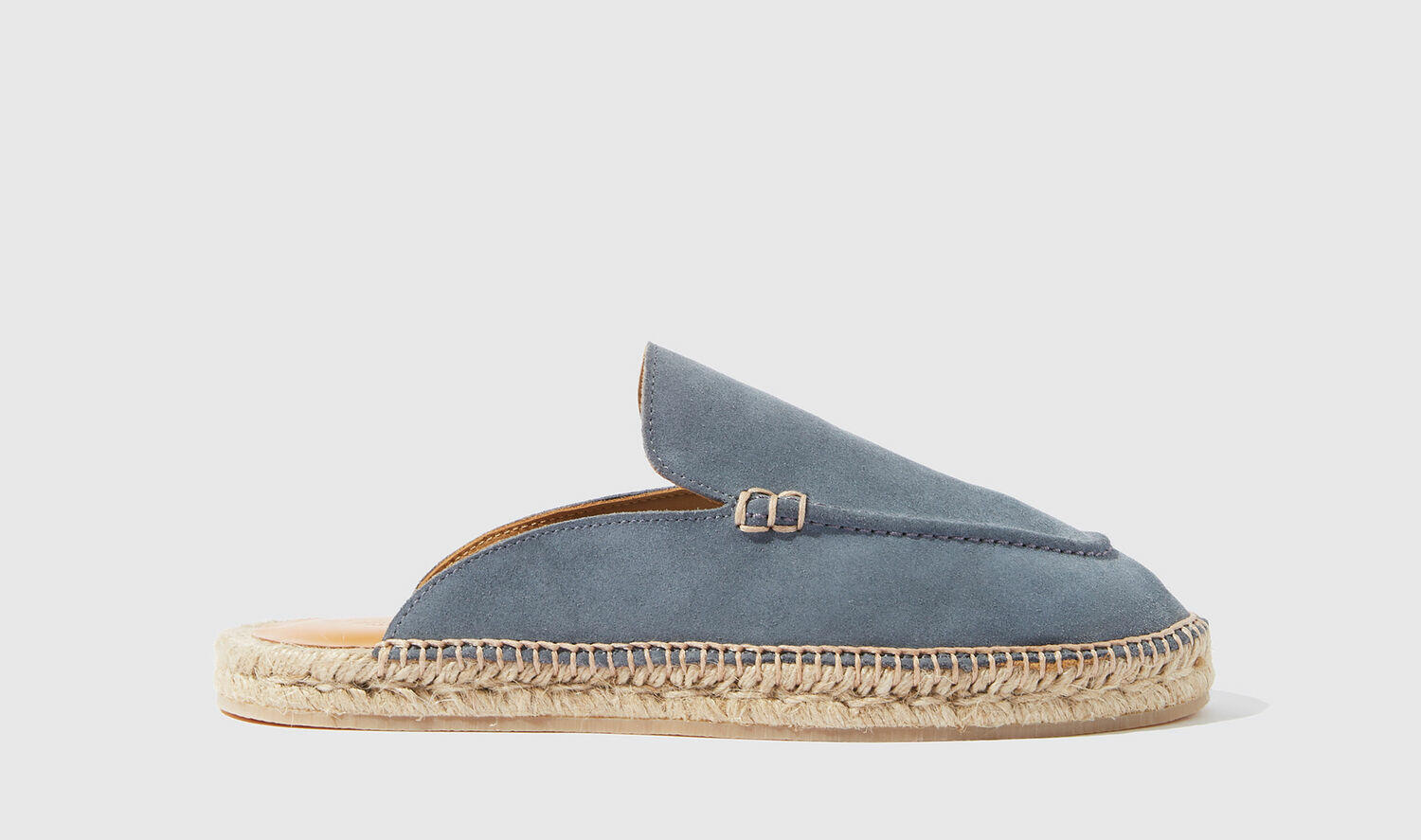 Scarosso Espadrilles Manuel Grey Suede Suede Leather Cover