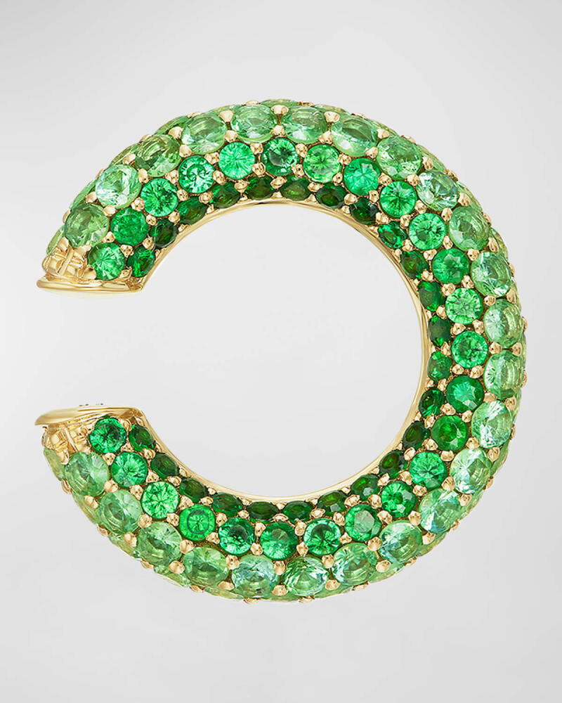 Emily P. Wheeler Earth Ear Cuff in 18K Yellow Gold and Tsavorites, Single Cover