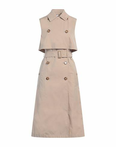 Burberry Woman Overcoat & Trench Coat Beige Cotton, Polyester Cover