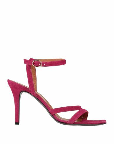 Via Roma 15 Woman Sandals Magenta Soft Leather Cover