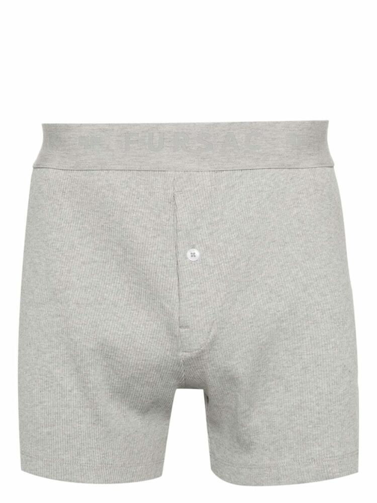 FURSAC logo-waistband cotton boxers - Grey Cover