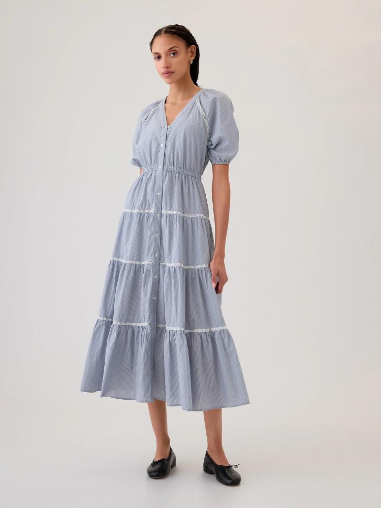 Gap Tiered Maxi Shirtdress Cover