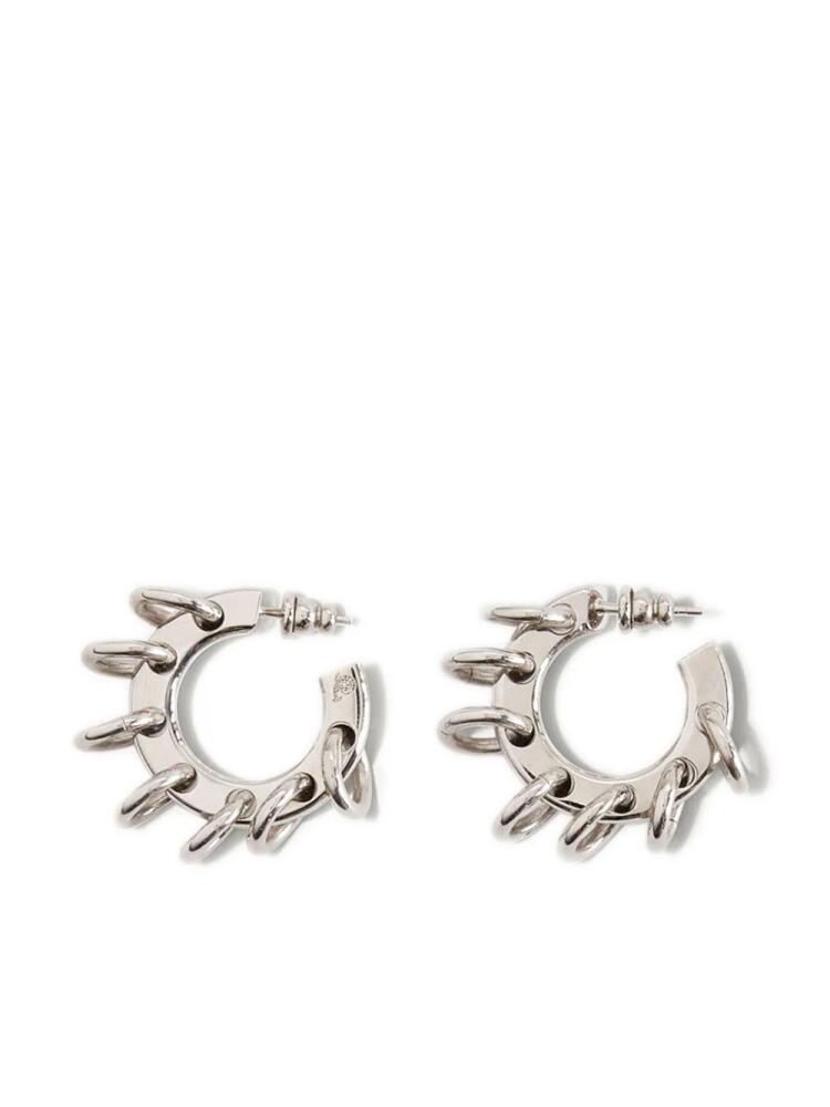 PUCCI dangling loops hoop earrings - Silver Cover