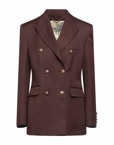 Golden Goose Woman Blazer Cocoa Polyester, Virgin Wool Cover