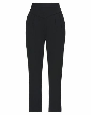 Red Valentino Woman Pants Black Viscose, Virgin Wool, Elastane Cover