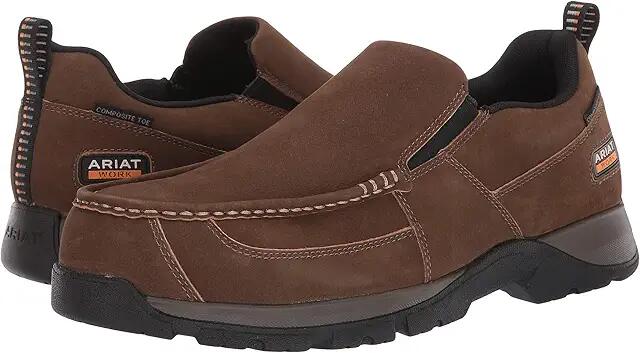 Ariat Edge LTE Slip-On SD (Dark Brown) Men's Shoes Cover