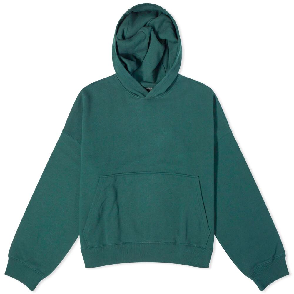 Cole Buxton Men's CB Cropped Hoodie in Forest Green Cover