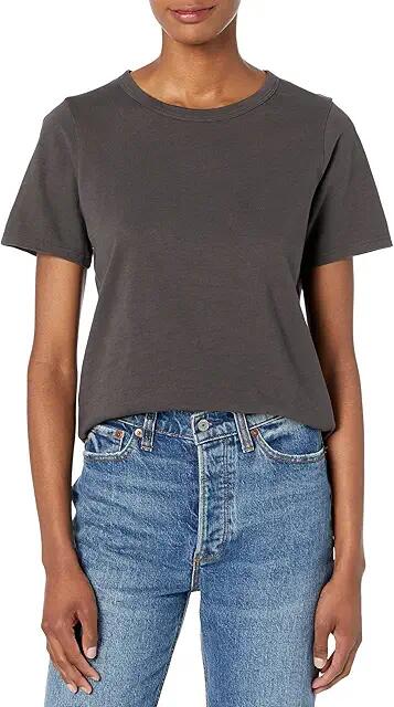 Faherty Sunwashed Tee (Washed Black) Women's Clothing Cover