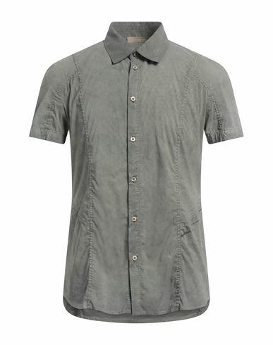 Ermanno Di Ermanno Scervino Man Shirt Military green Cotton, Polyamide, Elastane Cover