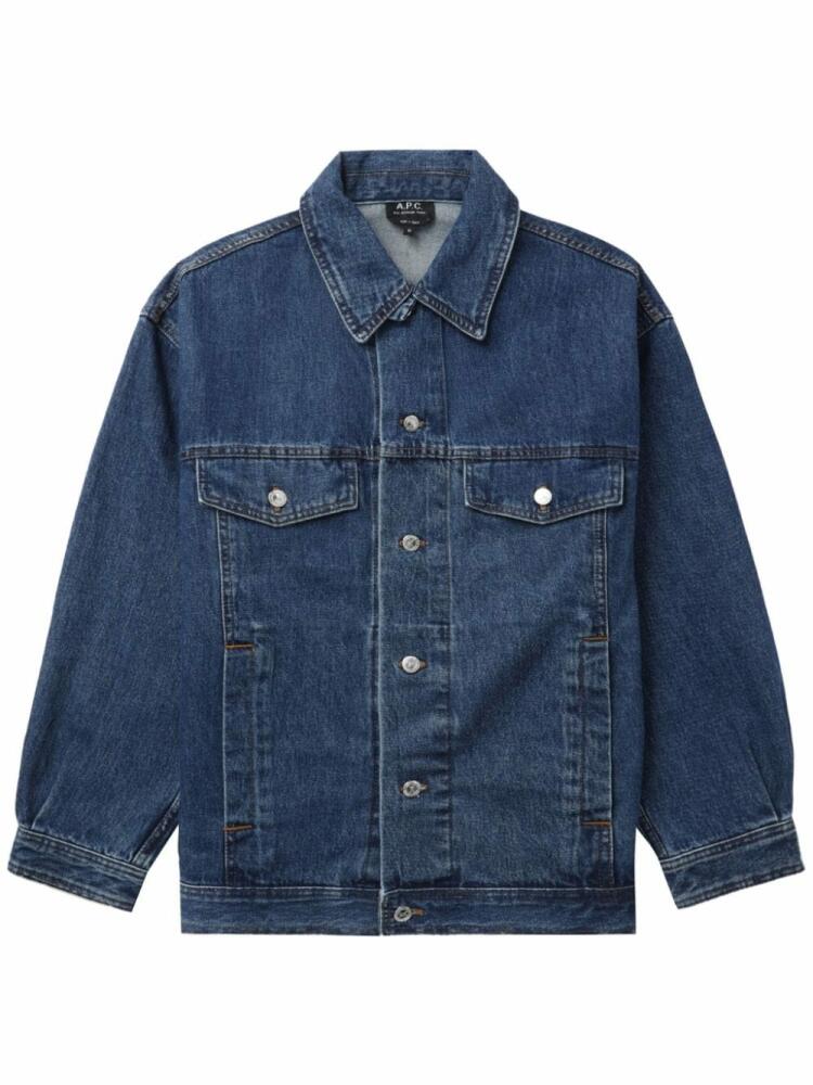 A.P.C. Elvis denim jacket - Blue Cover