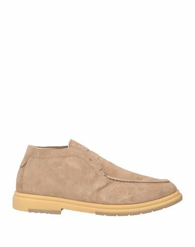 Andrea Ventura Firenze Man Ankle boots Beige Leather Cover