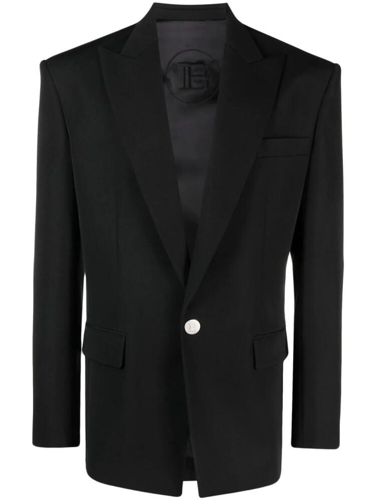 Balmain tailored oversized blazer - Black Cover