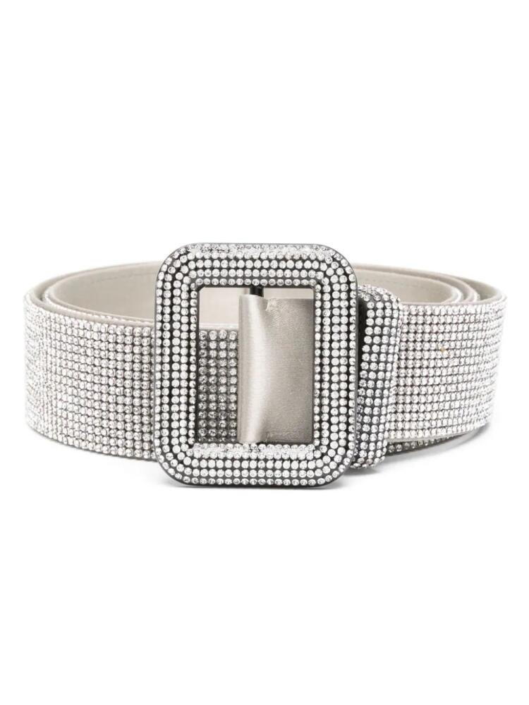 Benedetta Bruzziches Venus crystal-embellished belt - Silver Cover