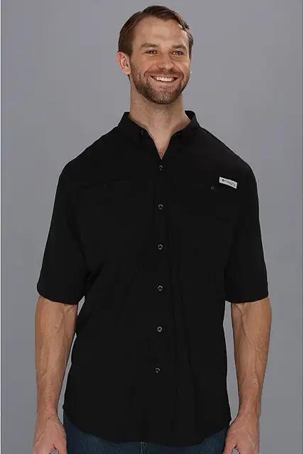 Columbia Big Tall Tamiami II S/S (Black) Men's Short Sleeve Button Up Cover