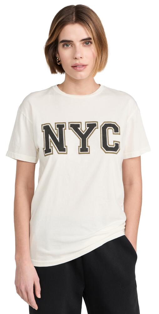 Original Retro Brand NYC Block Letters Crew Neck Antique White Cover