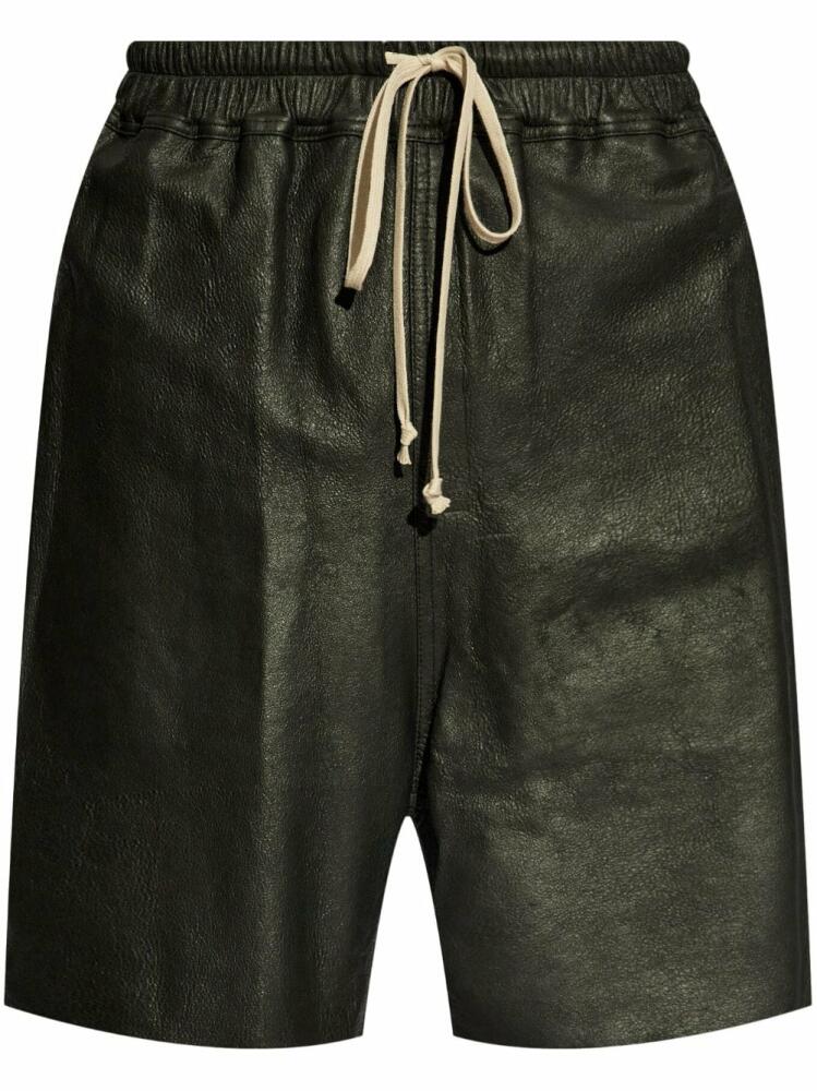 Rick Owens leather shorts - Black Cover