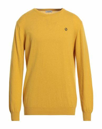 Jeckerson Man Sweater Ocher Viscose, Wool, Polyamide, Cashmere Cover