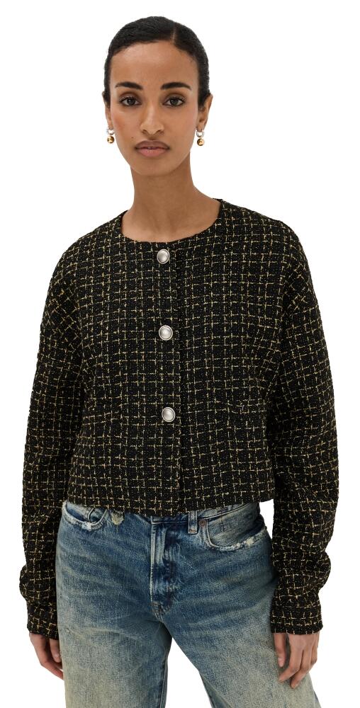 Lioness Coco Tweed Jacket Speckled Onyx Cover