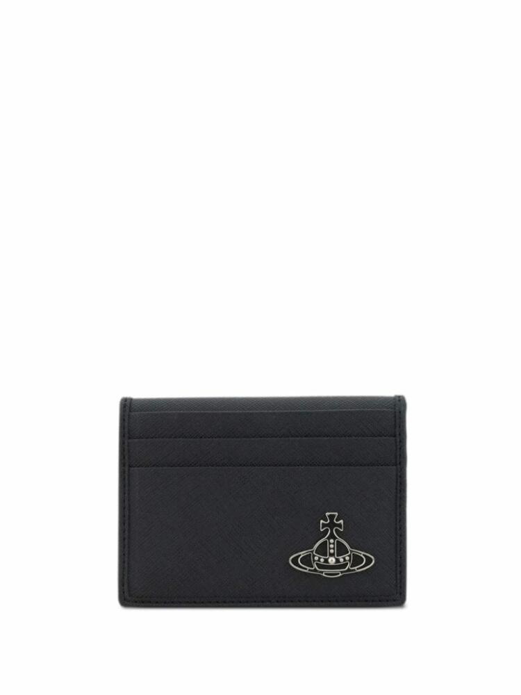 Vivienne Westwood Orb-plaque cardholder - Black Cover