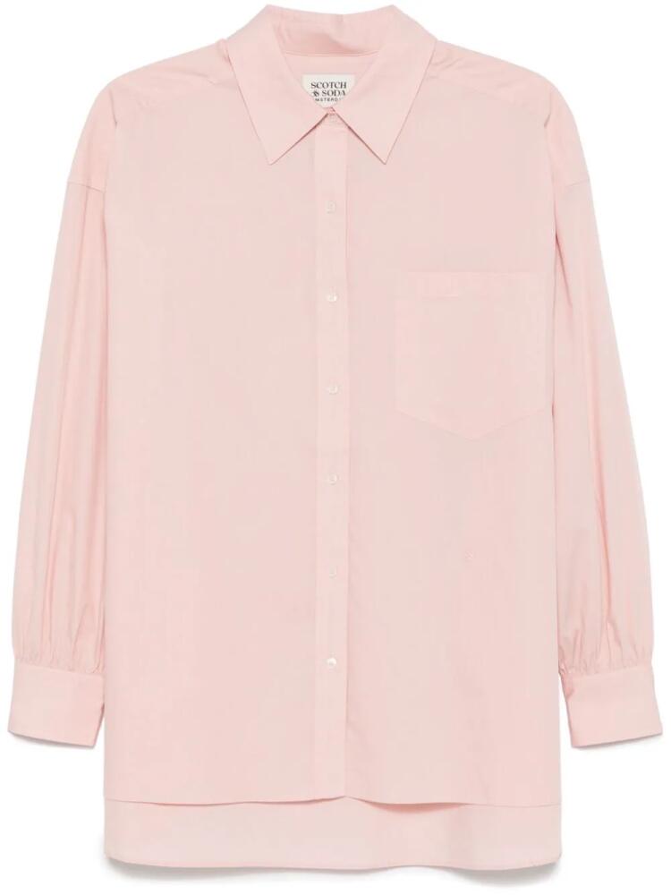 Scotch & Soda pleat-detail shirt - Pink Cover