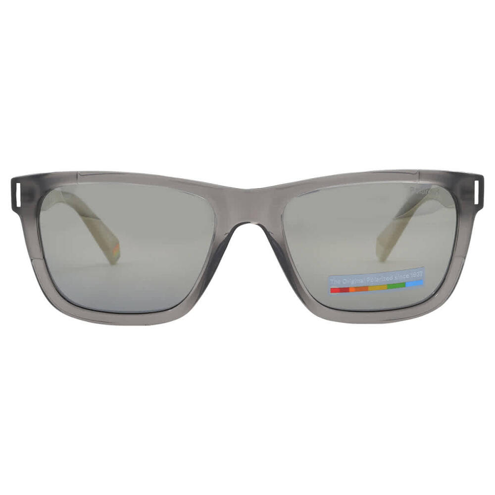 Polaroid Polarized Grey Multilayer Rectangular Unisex Sunglasses Cover