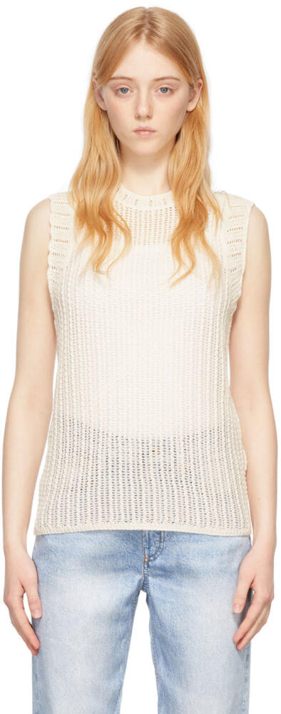 rag & bone Off-White Riley Tank Top Cover