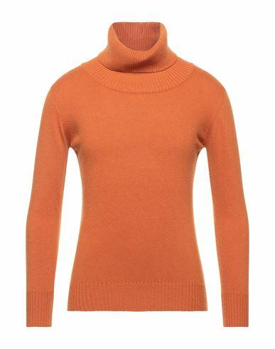 Giulio Corsari Man Turtleneck Rust Wool, Viscose, Polyamide, Cashmere Cover