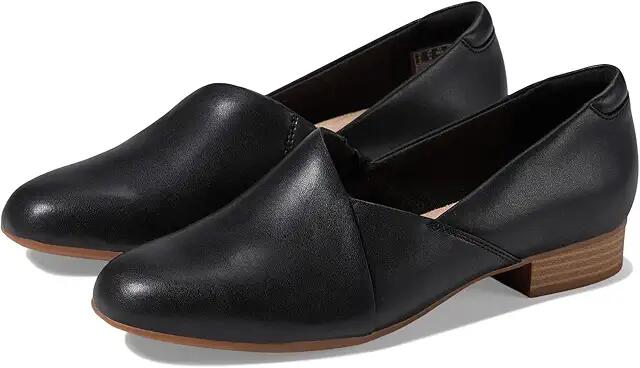 Clarks Juliet Palm (Black Leather) Women's Shoes Cover