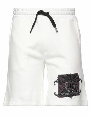 John Richmond Man Shorts & Bermuda Shorts White Cotton Cover