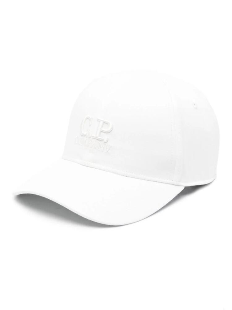 C.P. Company Chrome-R Logo cap - White Cover