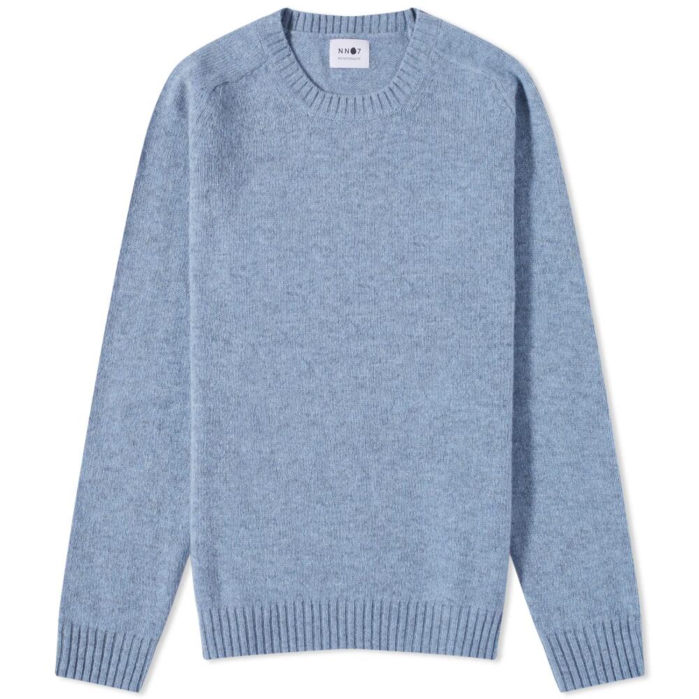 NN07 Men's Nathan Crew Knit in Light Blue Melange Cover