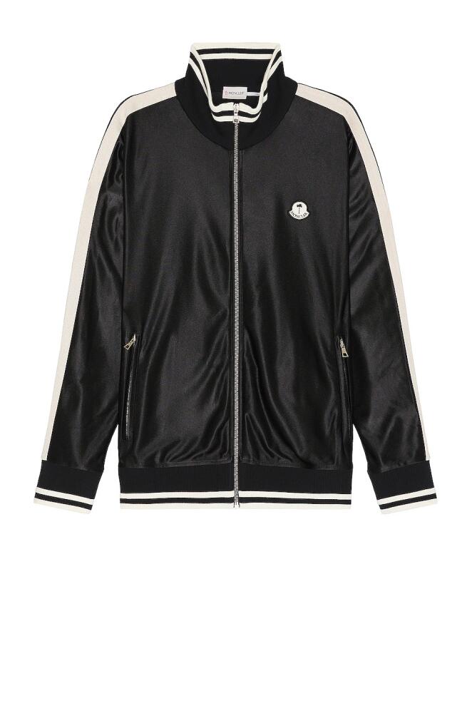 Moncler Genius 8 Moncler Palm Angels Zip Up Cardigan in Black Cover