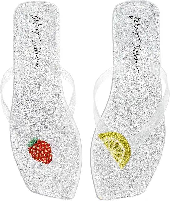 Blue by Betsey Johnson Berry (Silver) Women's Sandals Cover